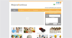 Desktop Screenshot of mejoracontinua.es
