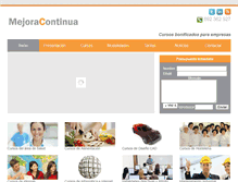Tablet Screenshot of mejoracontinua.es